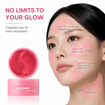 GLOWRY BEAUTY Hydrating Eye Mask – Brightening & Anti-Dark Circles